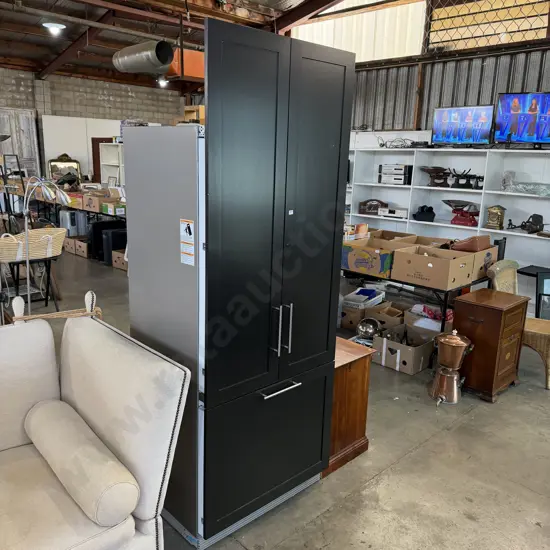 modern integrated F&P pantry door fridge freezer