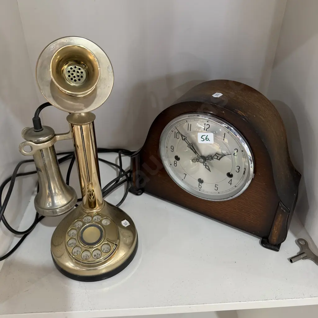 clock and candle stick phone Image 1++