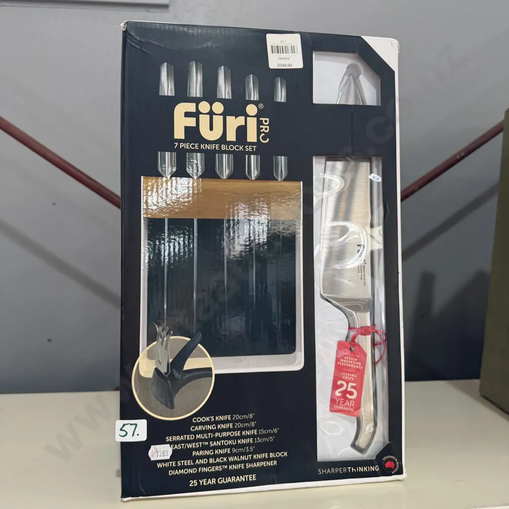 furiPRO 7 piece kinfe block set rrp $599 Image 1++