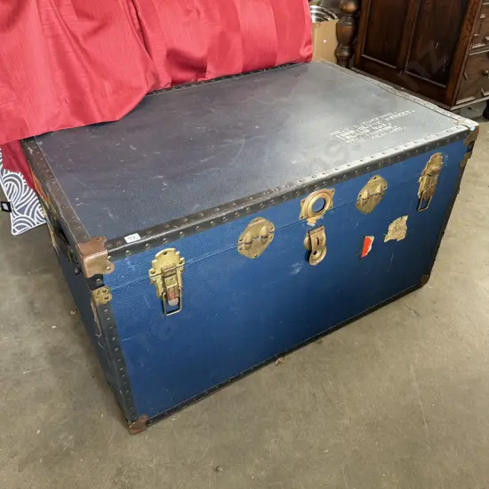 large travel trunk