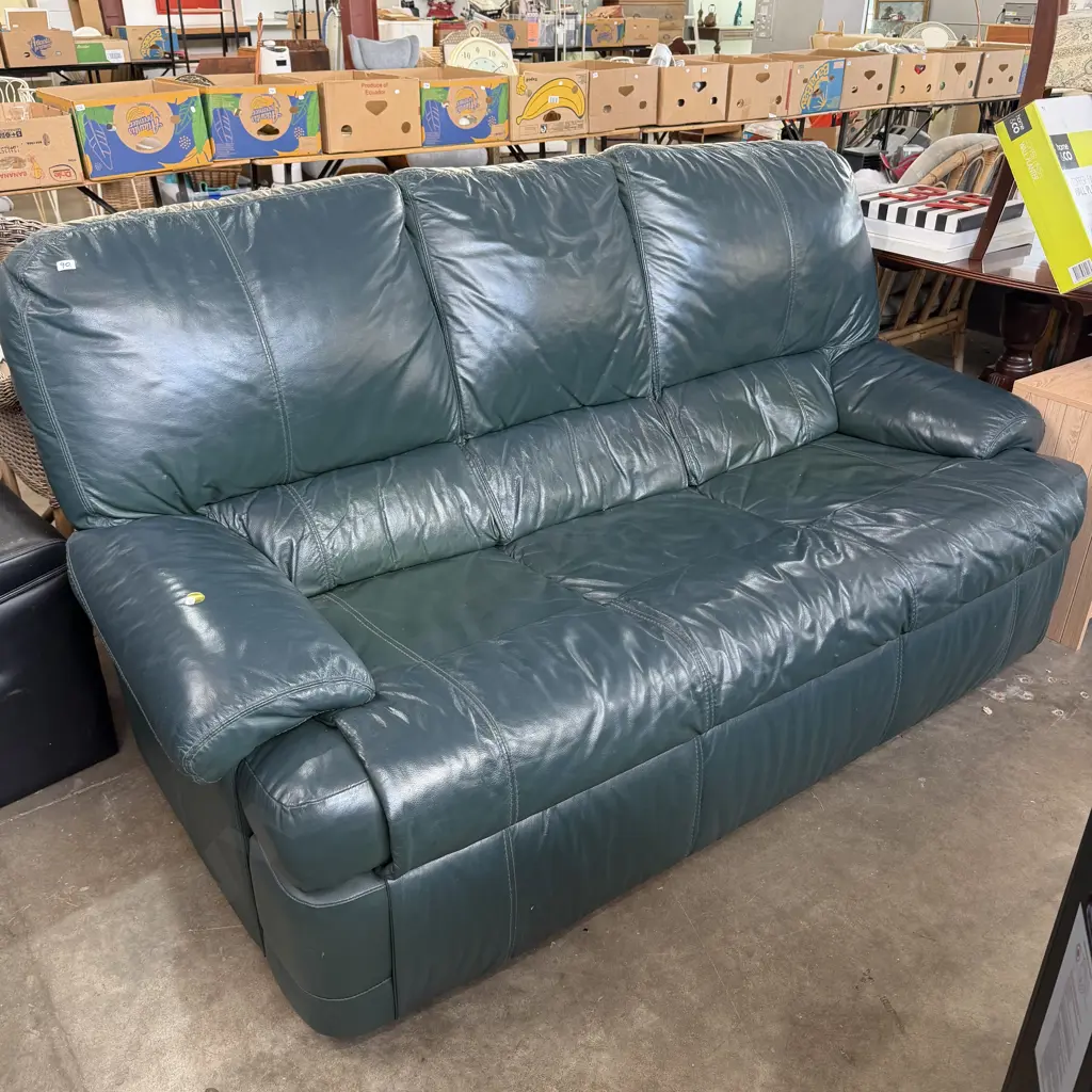 leather 3 seater sofa Image 1++