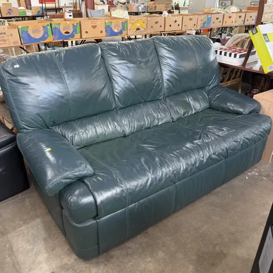 leather 3 seater sofa