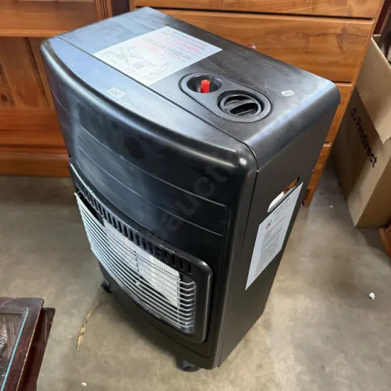 heater and gas bottle