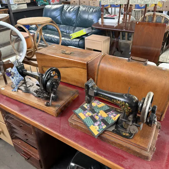 antique portable sewing machines