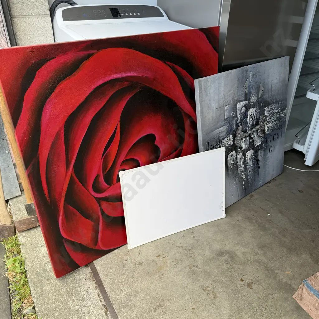 2 pictures and whiteboard Image 1++