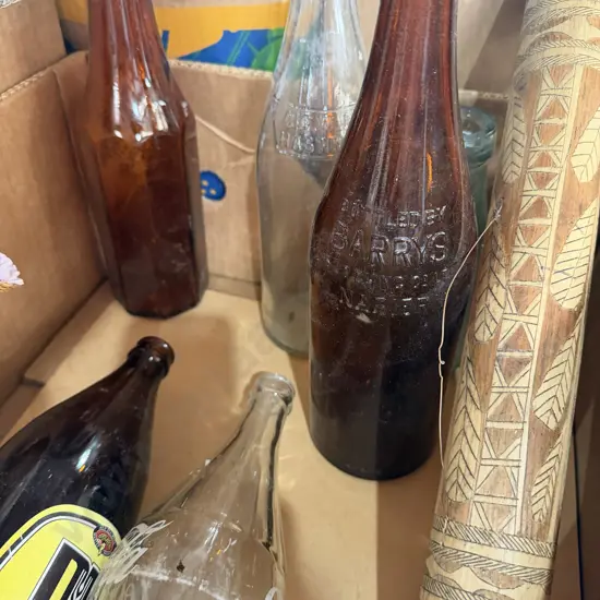 Collectable bottles including Napier and Hastings.