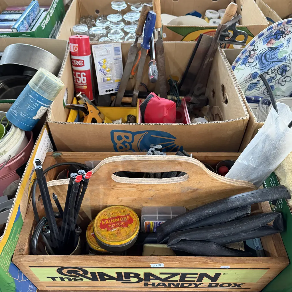 Tools, carry box, CRC, irrigation fittings etc. Image 1++