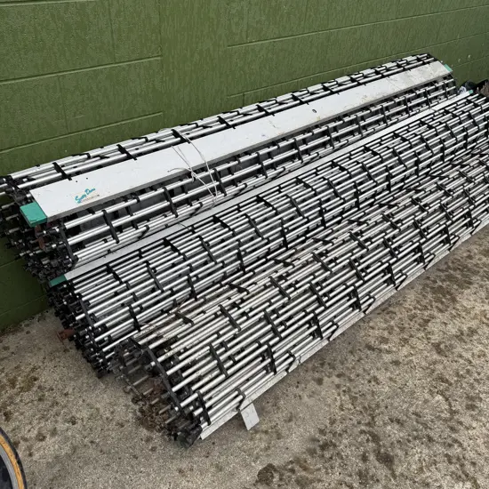 3 large roller security doors