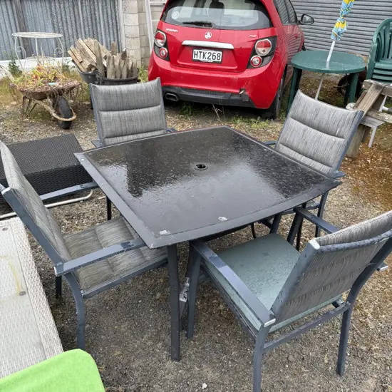table and chairs for outside
