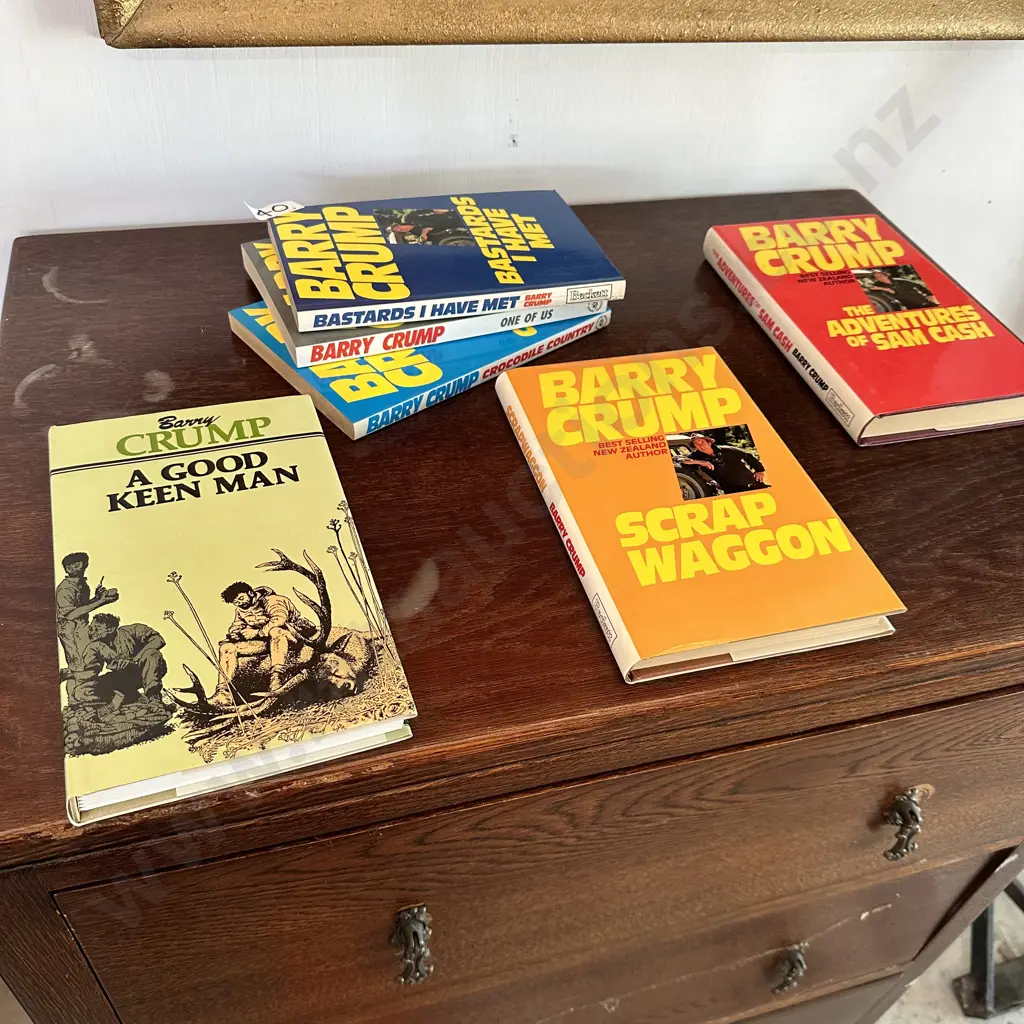 6 barry crump books Image 1++