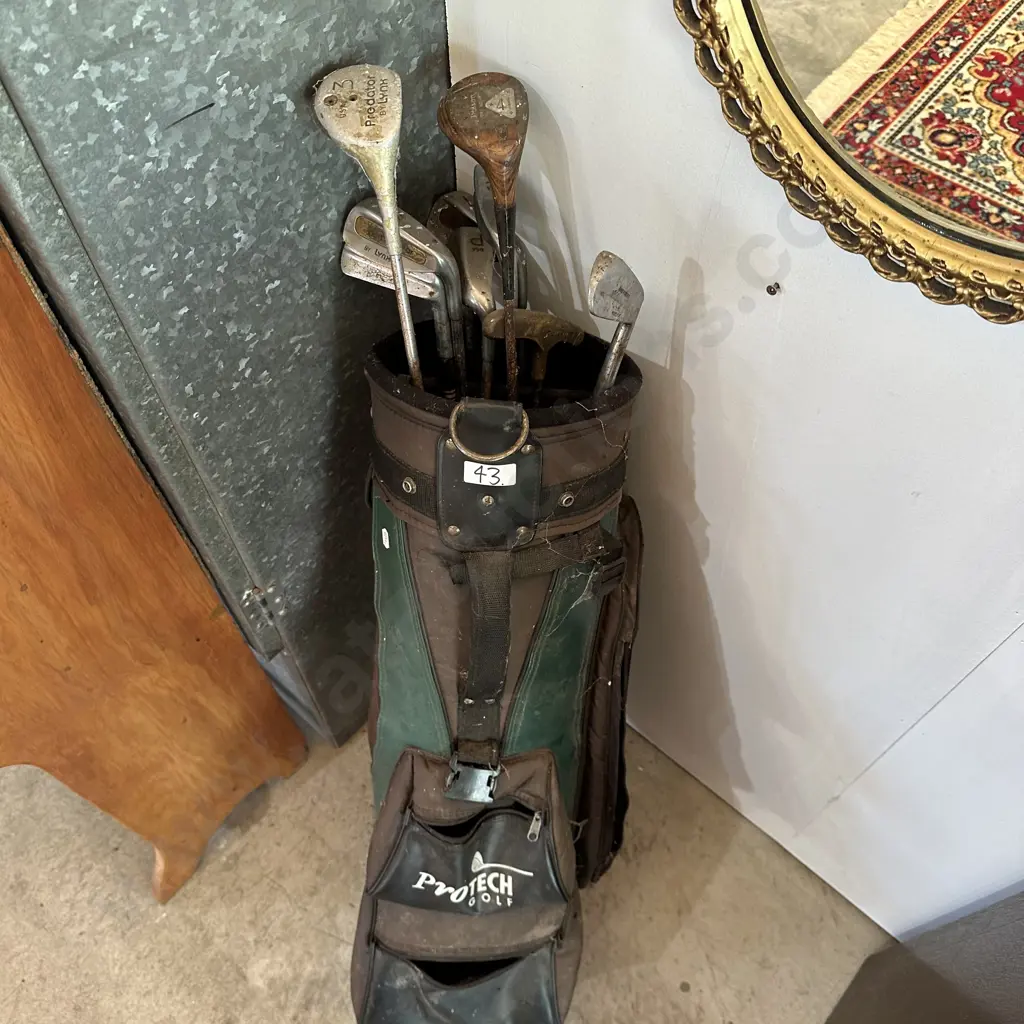 golf clubs and bag Image 1++