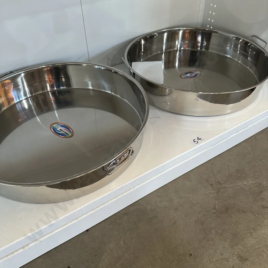 2 s/s trays Image 1++