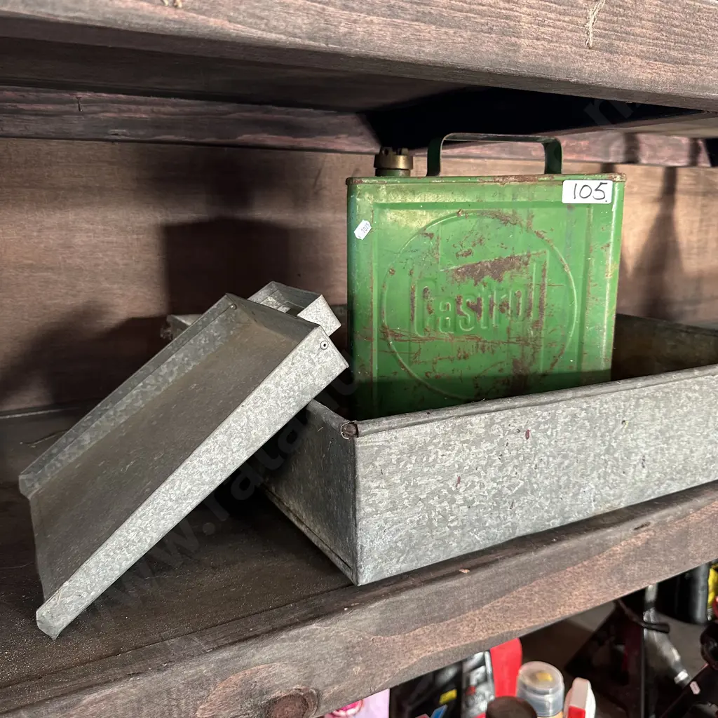 castrol fuel can metal trays Image 1++