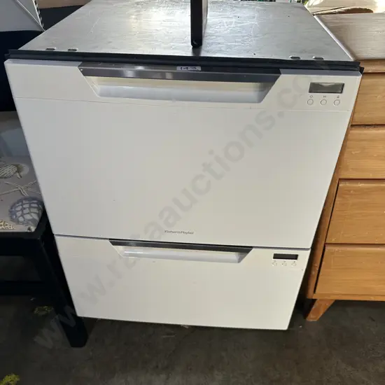 double dish drawer