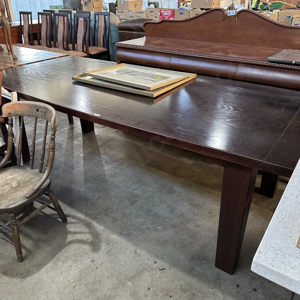 large oak table 2400x1100 Image 1++