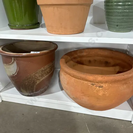 2 x large planters