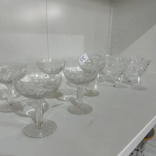 Champagne and other glassware