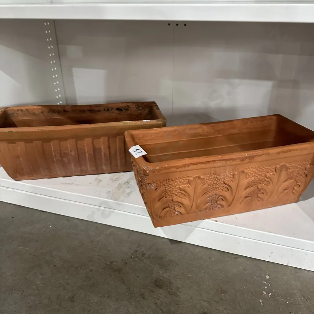 2 x planter troughs Image 1++