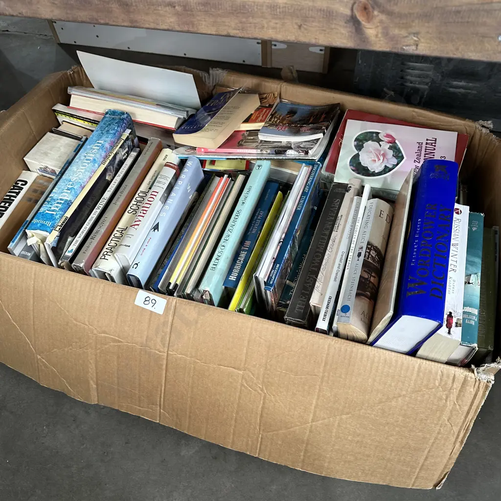 Large box of books Image 1++