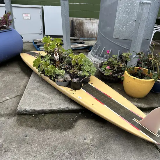 Windsurfer garden art