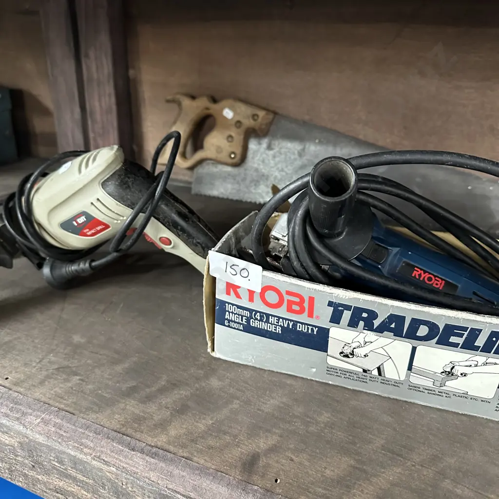 Grinder, drill saw Image 1++