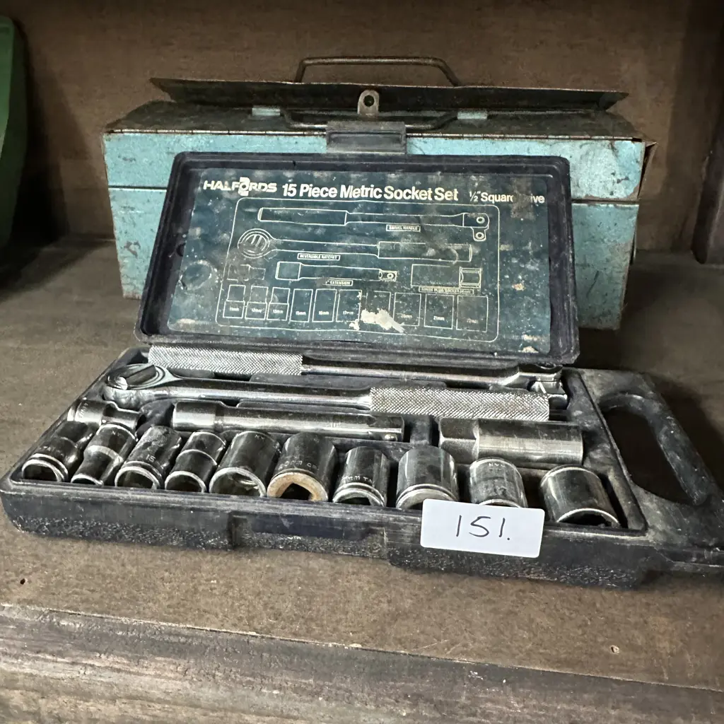 Tool box and socket set Image 1++
