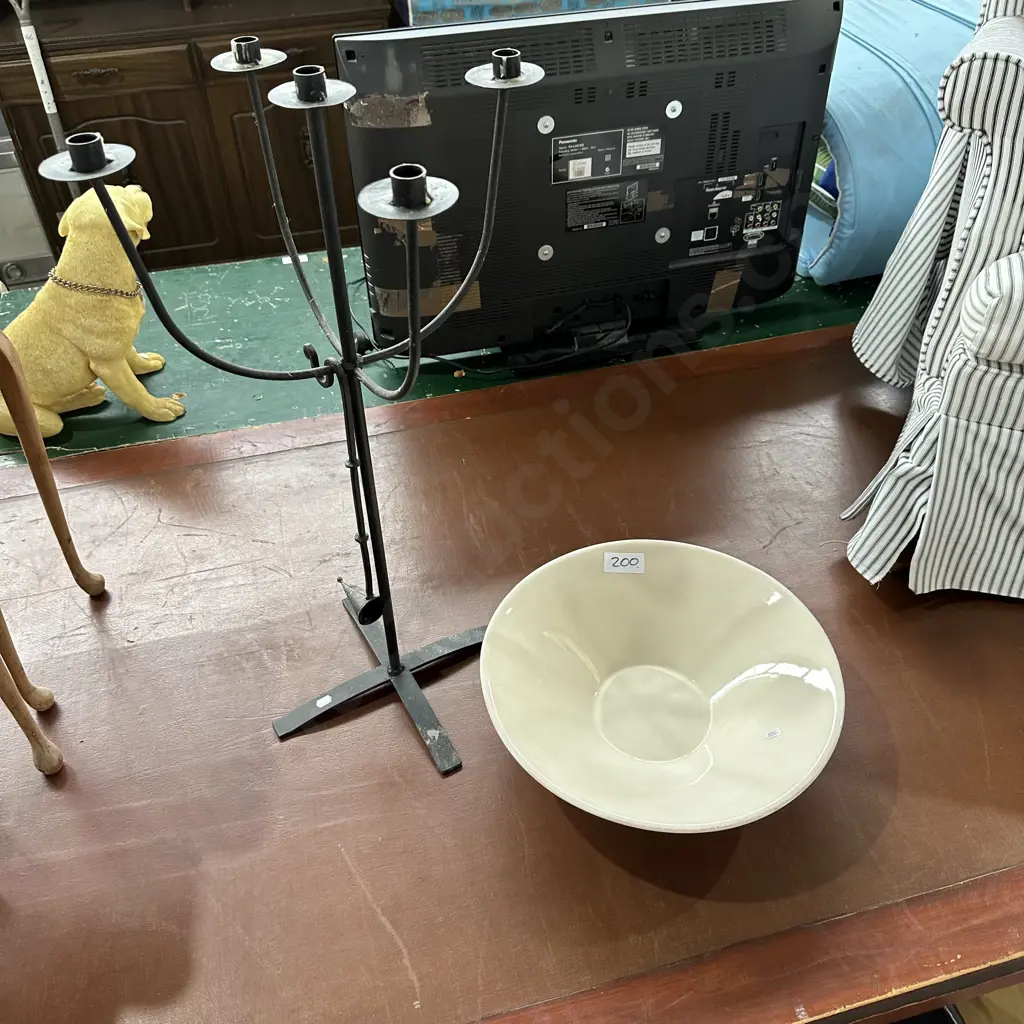 Bowl and candle stick Image 1++
