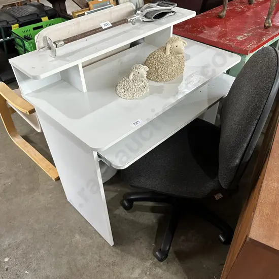 Desk and chair