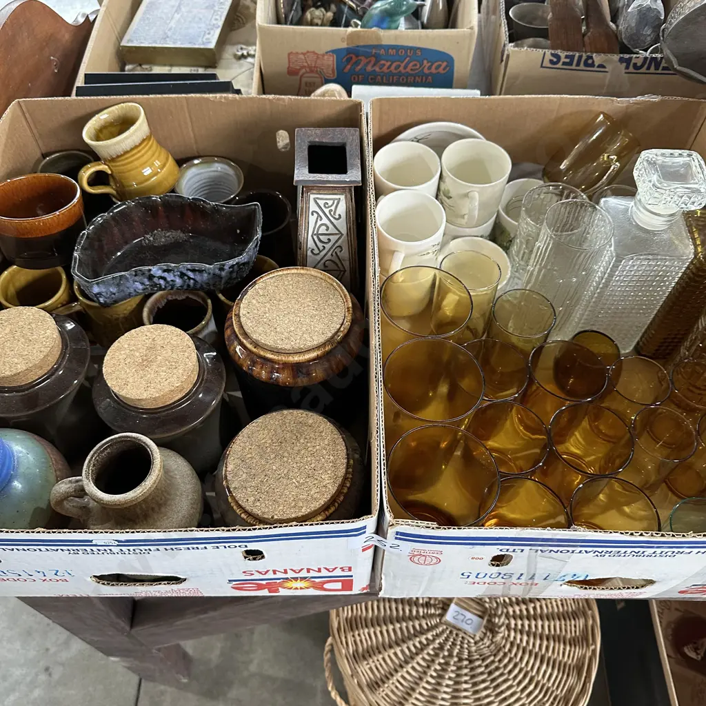 2 box pottery etc Image 1++