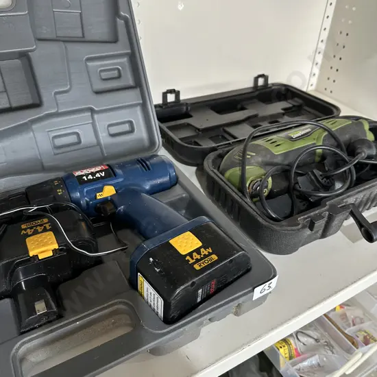 Grinder and drill