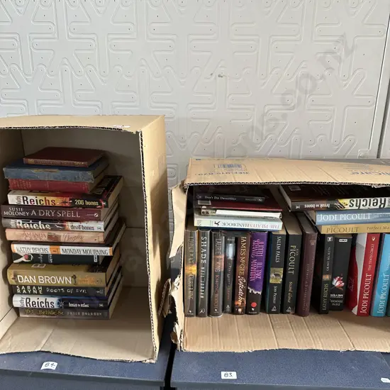 2 boxes books
