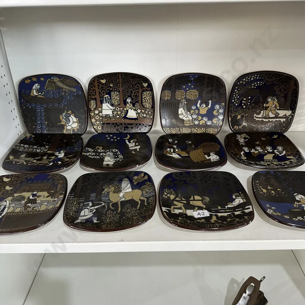 Set of Finland pottery wall plates Image 1++