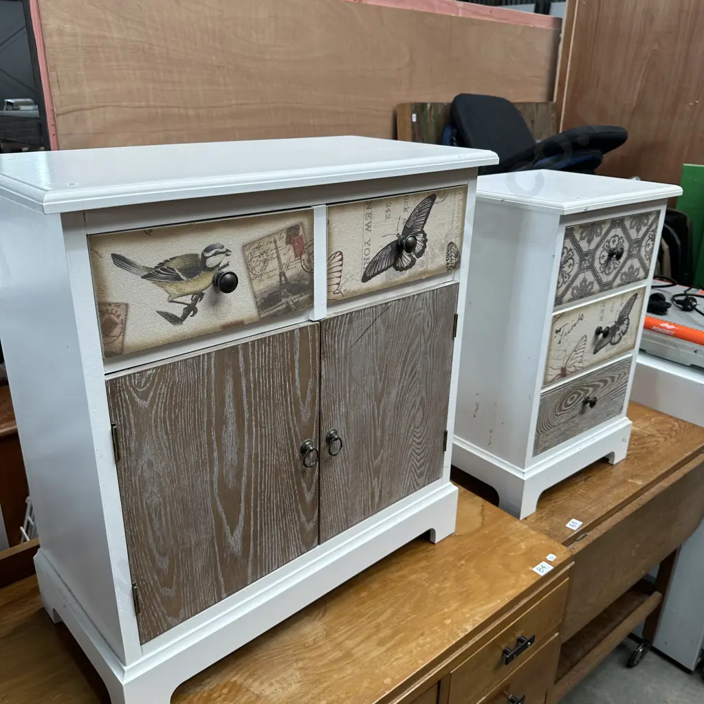 Hall cabinet and side drawer Image 1++