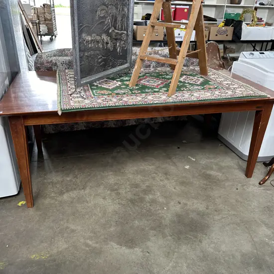 Large rubber wood table
