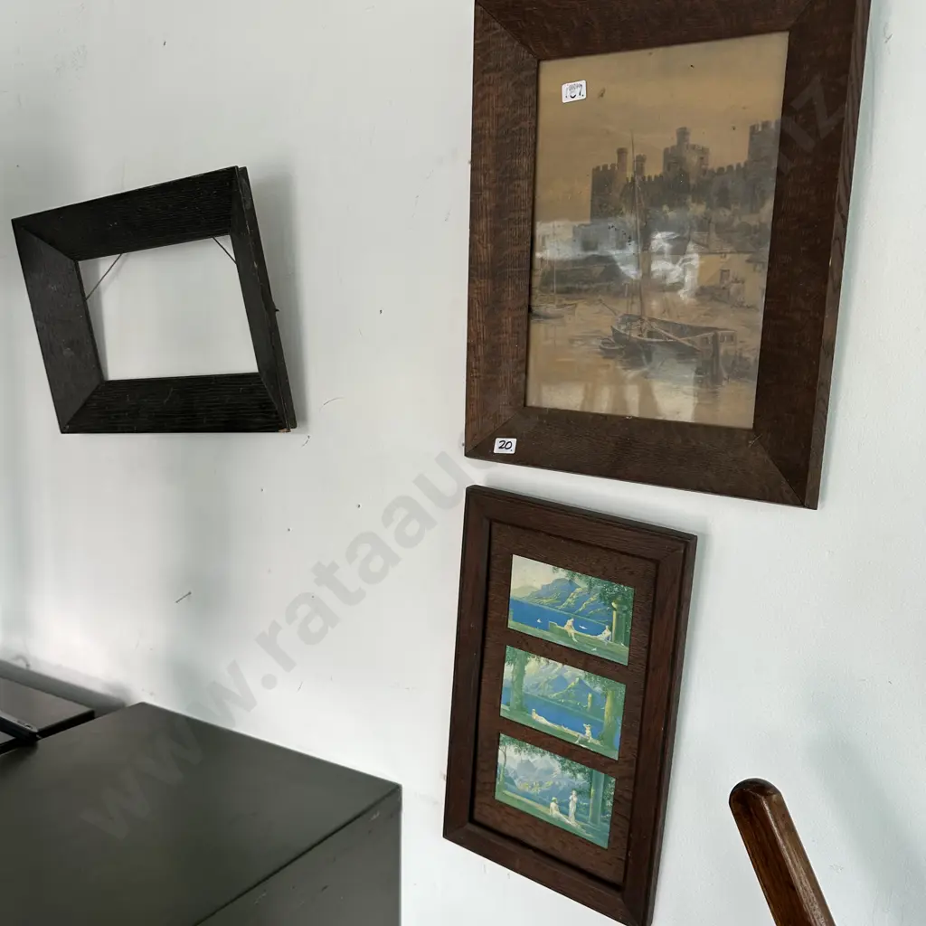 3 Oak frames Image 1++