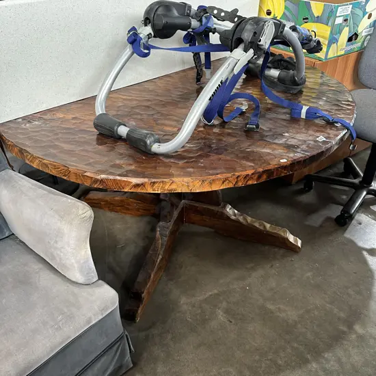 Pine adze table
