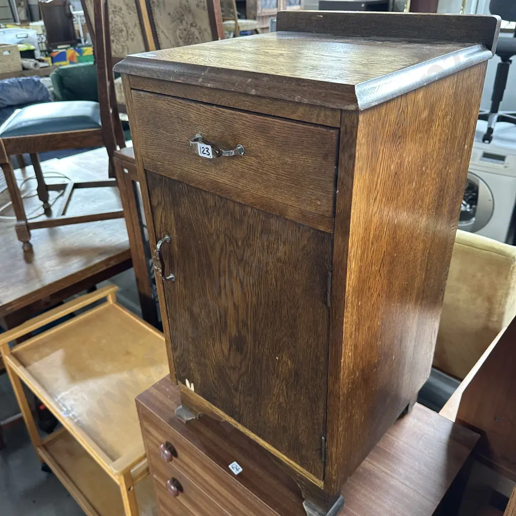 Oak bedside -damaged Image 1++