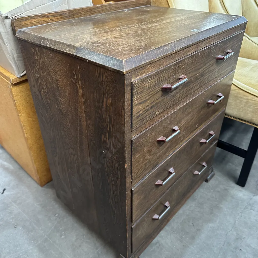 Oak chest of drawers Image 1++