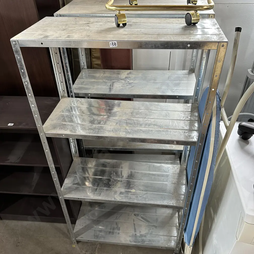 2 x metal shelves Image 1++