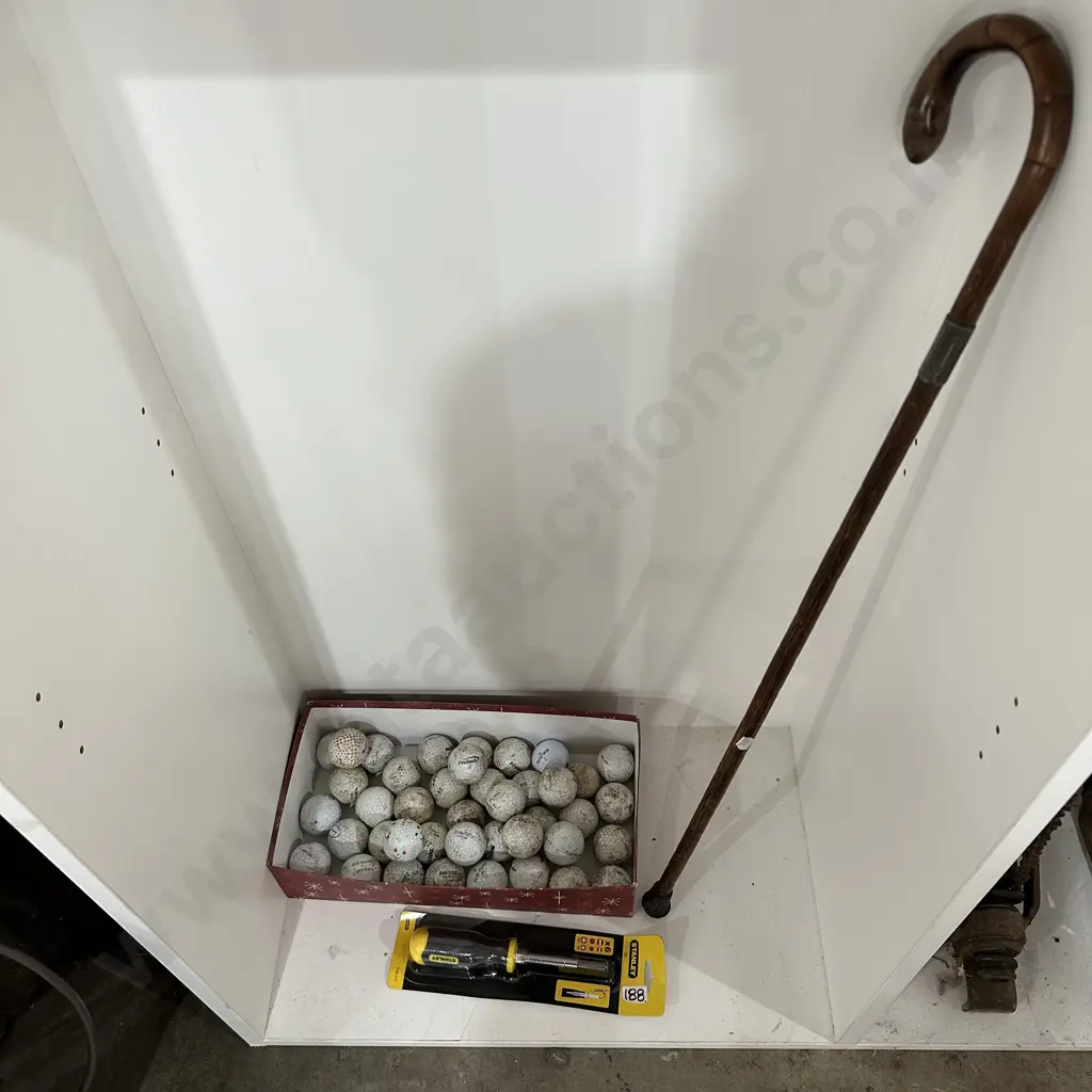 Golf balls, walk stick and tool Image 1++