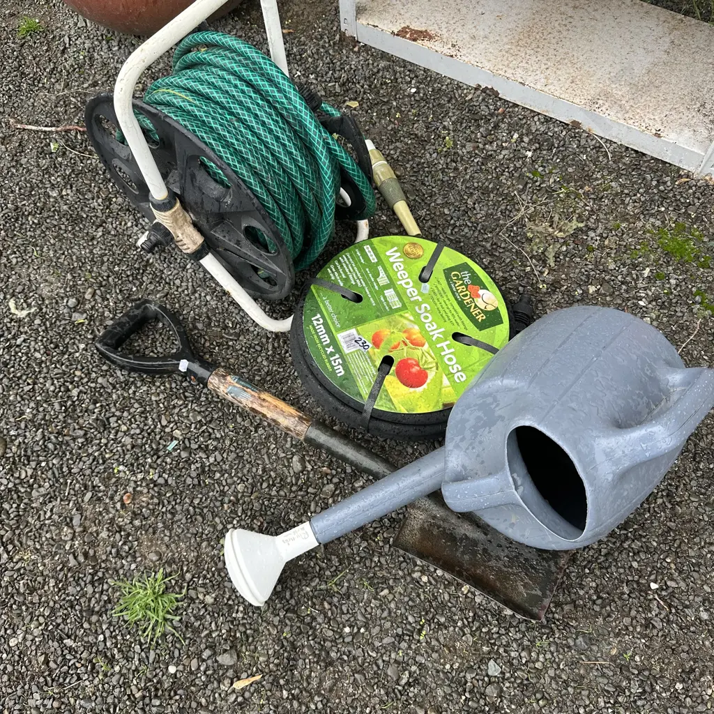 hose, new soaker, spade etc Image 1++