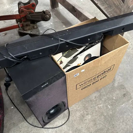 LPs and stereo gear
