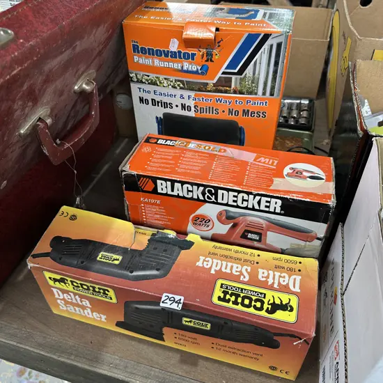 3 x boxed tools