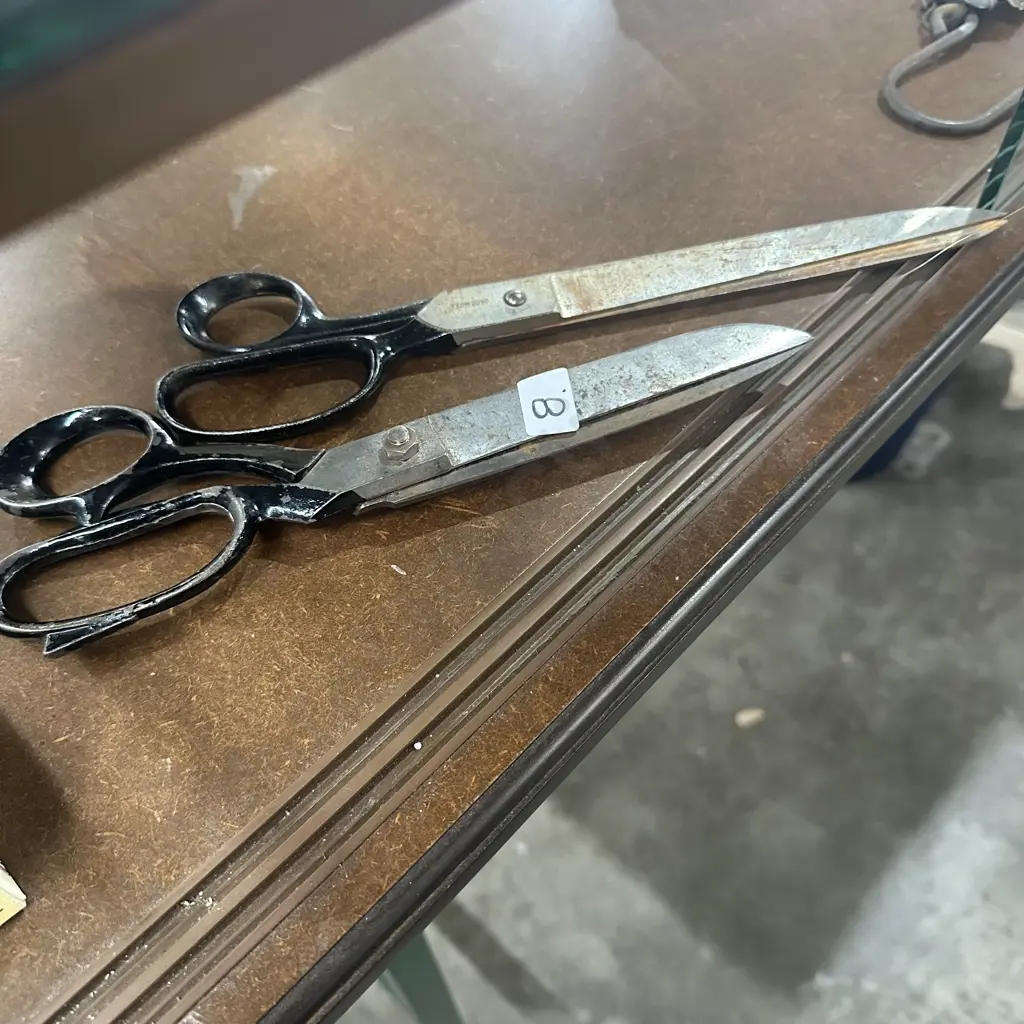 Italian 10inch & Warner USA long blade scissors Image 1++