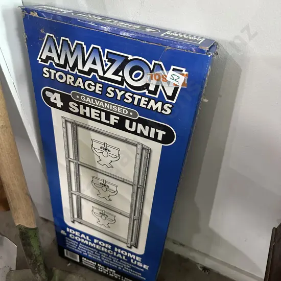 Boxed shelf unit