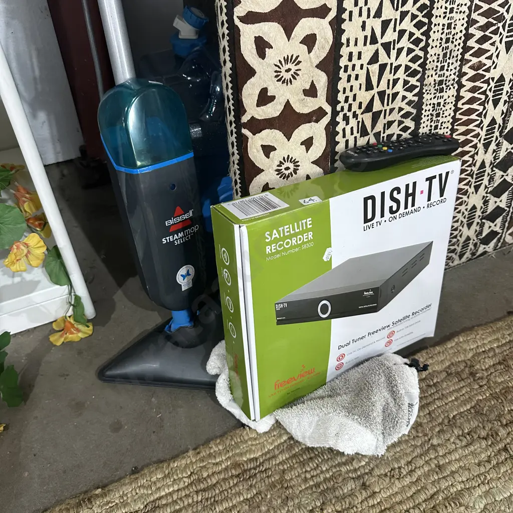 Sky dish and steam mop Image 1++
