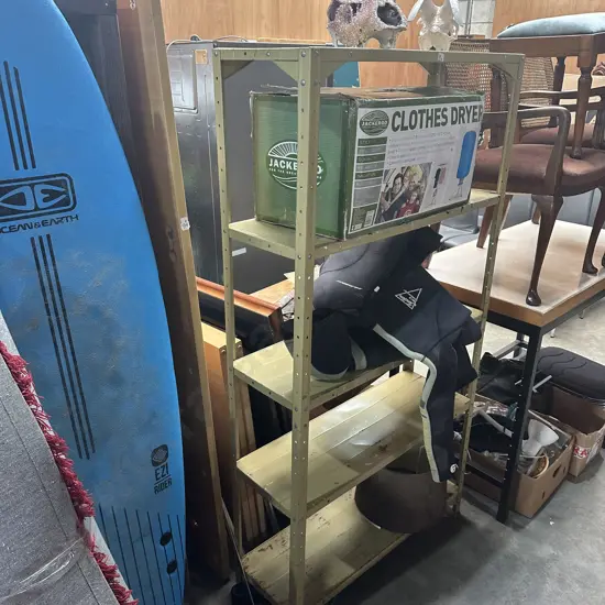 Metal shelf