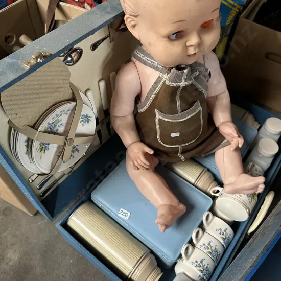 Doll and picnic set