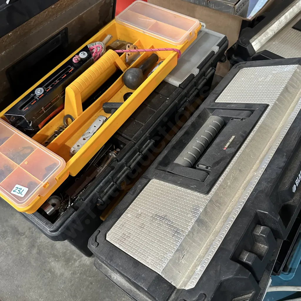 2 x Tool  boxes and contents Image 1++