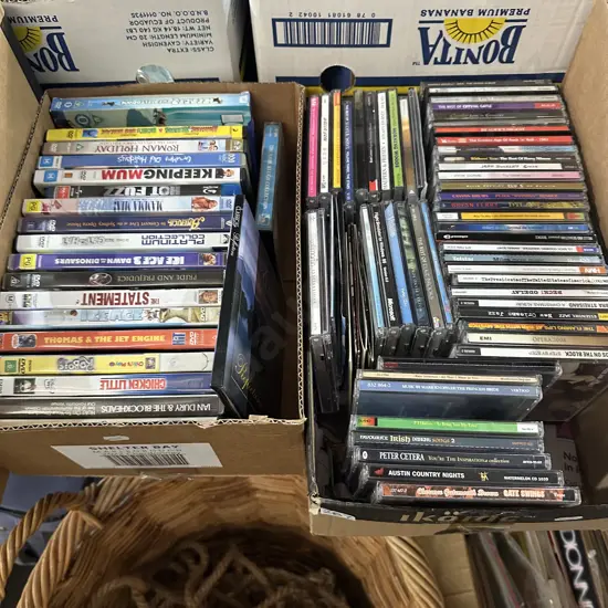 CDs and DVDs
